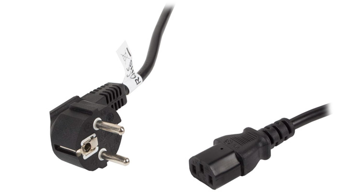 Kabel zasilający Lanberg Kabel Schuko - C13 5m