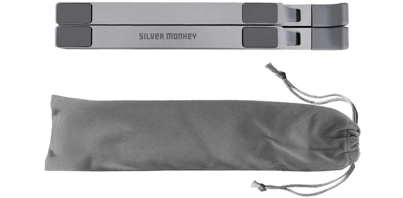 Blanc i etui Silver Monkey