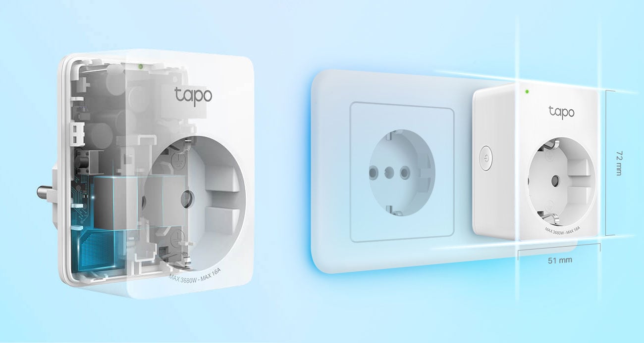 TP-Link Tapo P110 wymiary, budowa