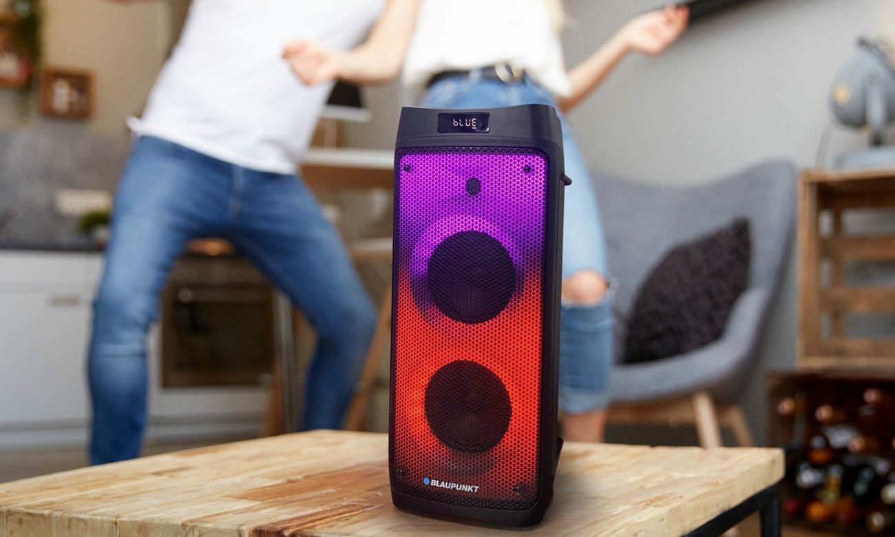 Różne źródła dźwięku w Blaupunkt PartyBox PB06DB