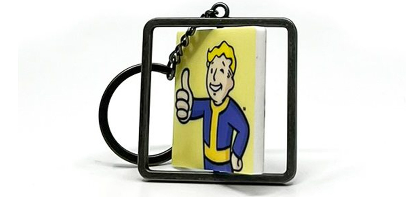 Obracający się brelok do kluczy Good Loot Fallout