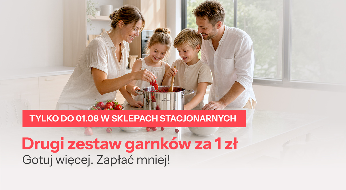 Drugi zestaw garnków Zwieger za 1 zł