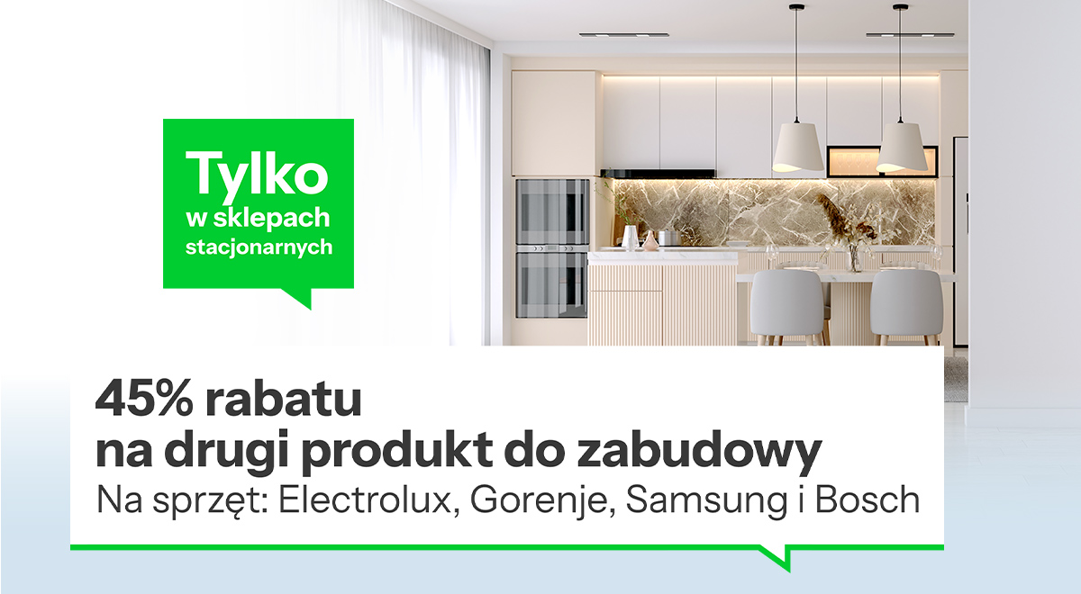 Produkty marki electrolux w drewnianej zabudowanej kuchni