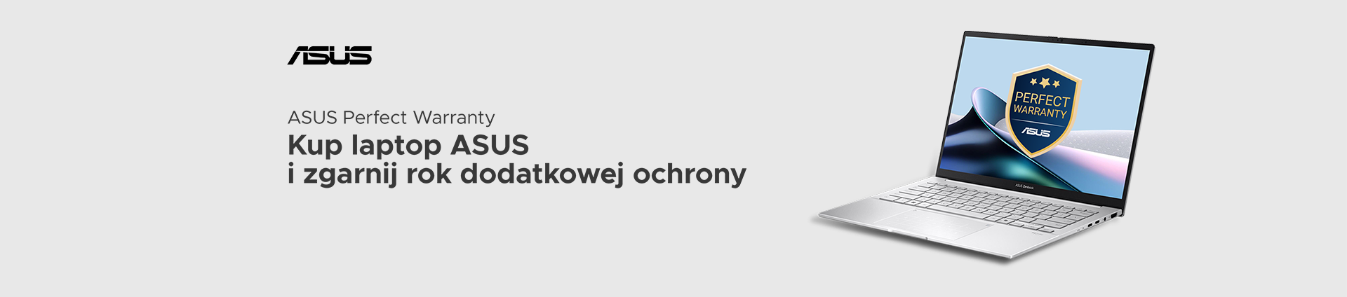 Kup laptop ASUS i zgarnij rok dodatkowej ochrony 