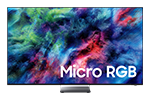 Telewizor Micro RGB R95H zaprezentowany od frontu